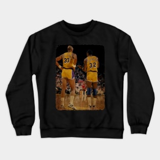 Kareem Abdul Jabbar and Magic Johnson Crewneck Sweatshirt